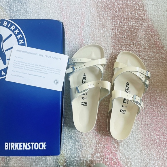 NIB BIRKENSTOCK FRANCA HEX SANDALS BUTTER - Picture 3 of 9
